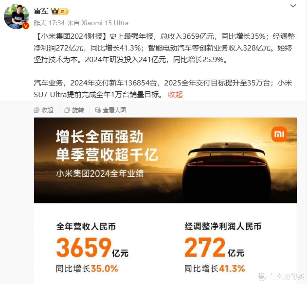 小米公布年报后，却让不少人“破防”了