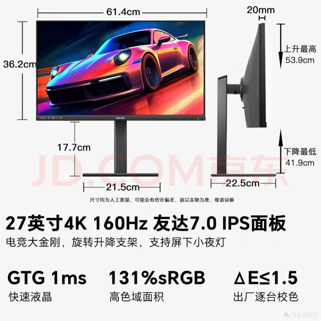 【拔草】香？盛色G7upro 4k高刷显示器一年长期真实体验|SANC