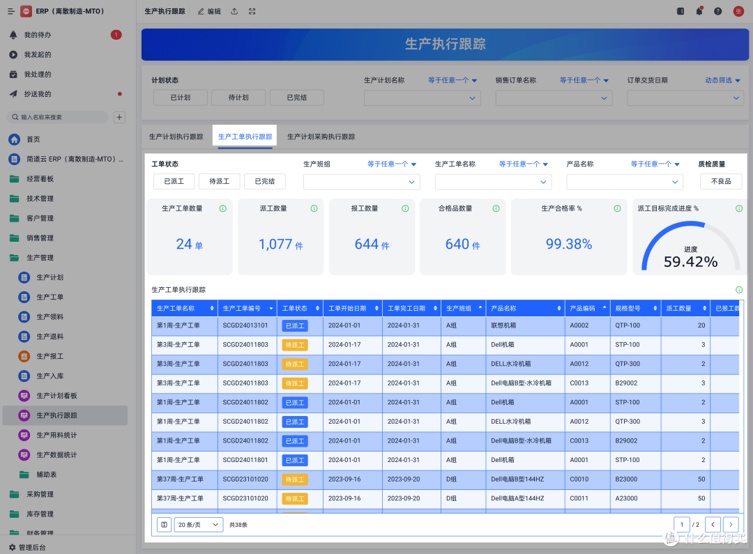 用1个小时，搭好的车间生产进度自动跟踪系统长什么样？