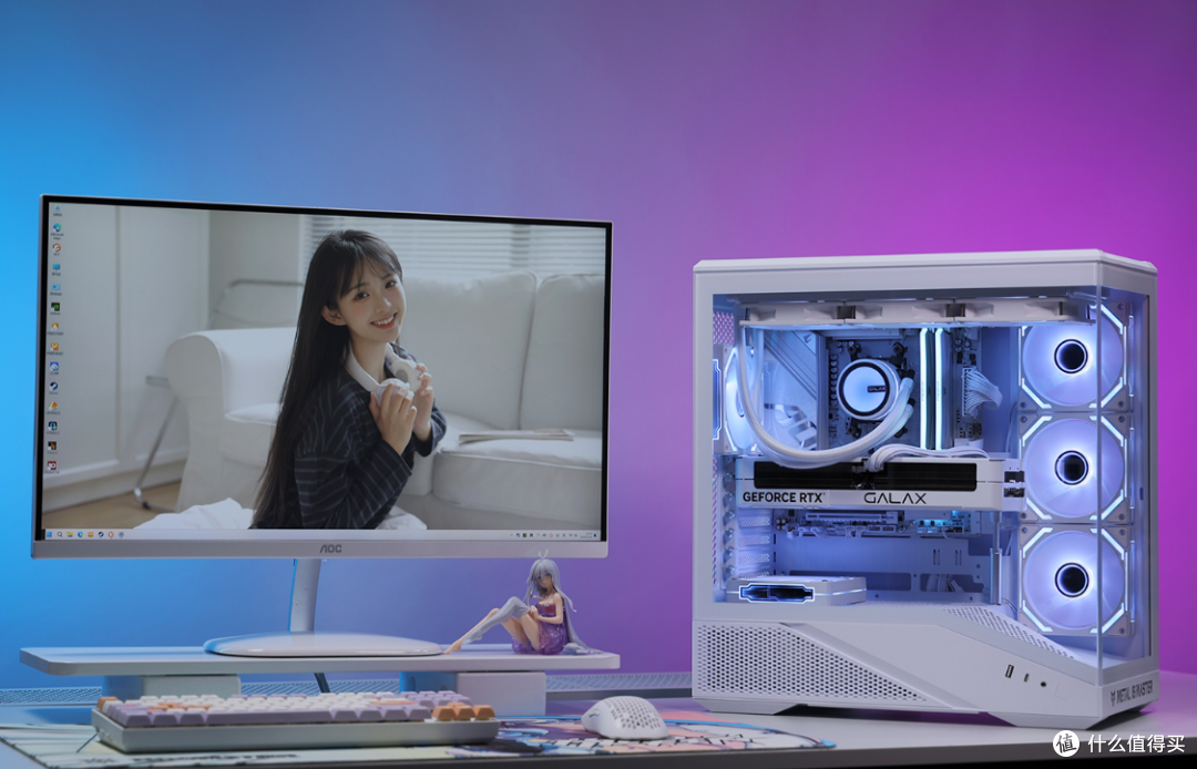 全白主题，颜值性能都拉满！9800X3D+5080金属大师显卡装机
