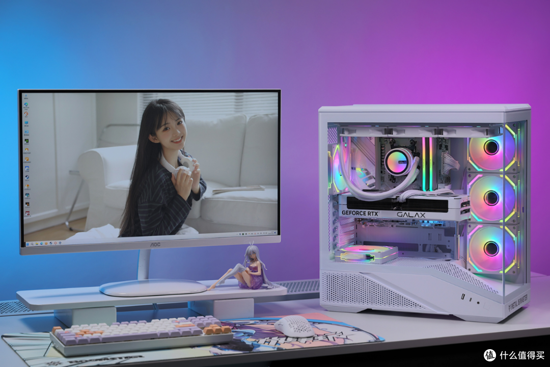 全白主题，颜值性能都拉满！9800X3D+5080金属大师显卡装机