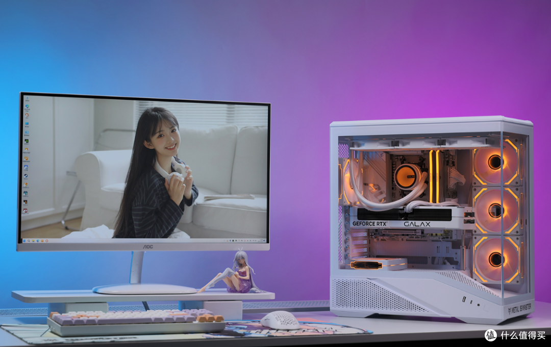 全白主题，颜值性能都拉满！9800X3D+5080金属大师显卡装机