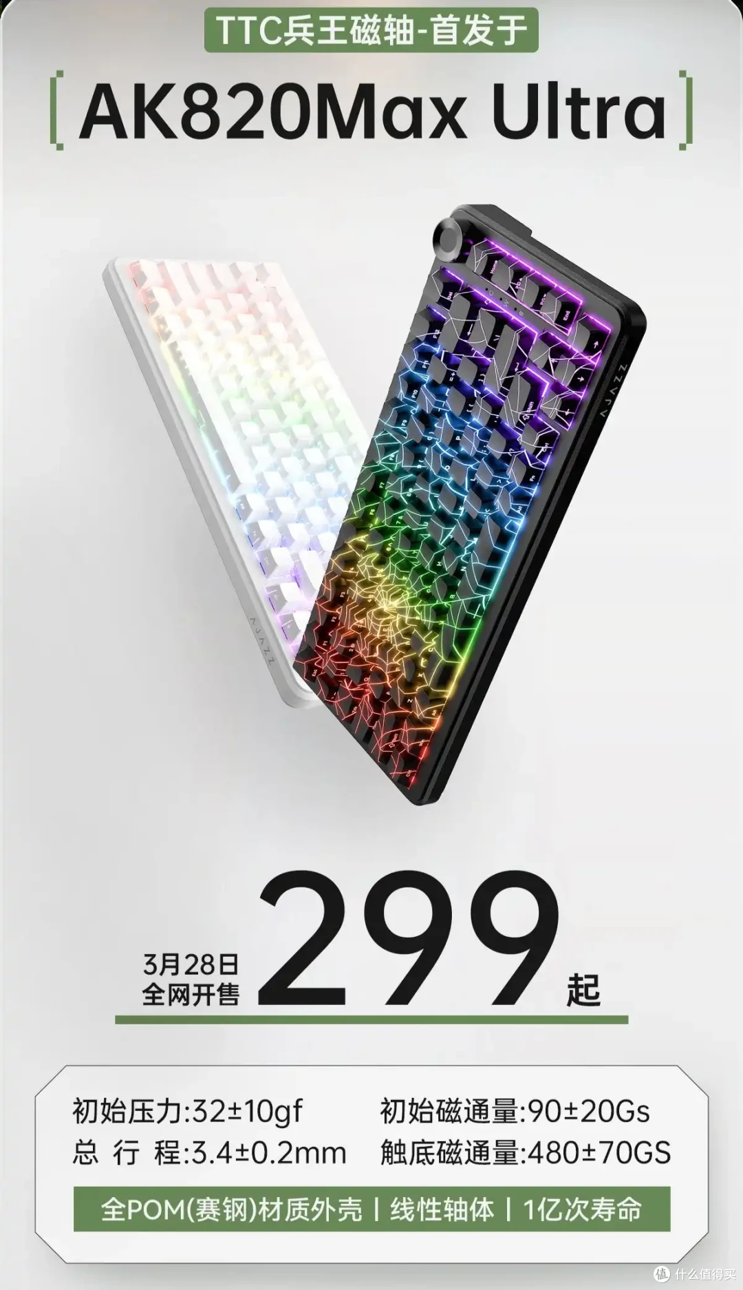 『黄金体验』黑爵AK820 Max磁轴版 | 磁稻轴：打败你们的不只参数
