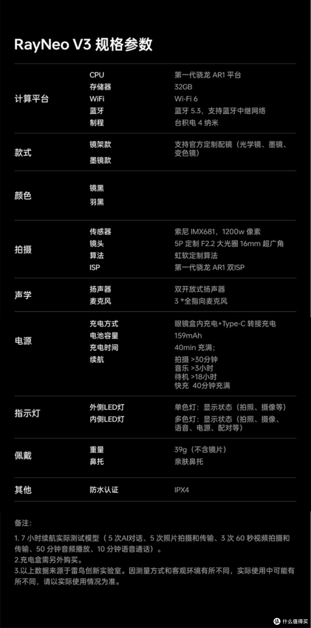 雷鸟V3智能眼镜深度使用评测