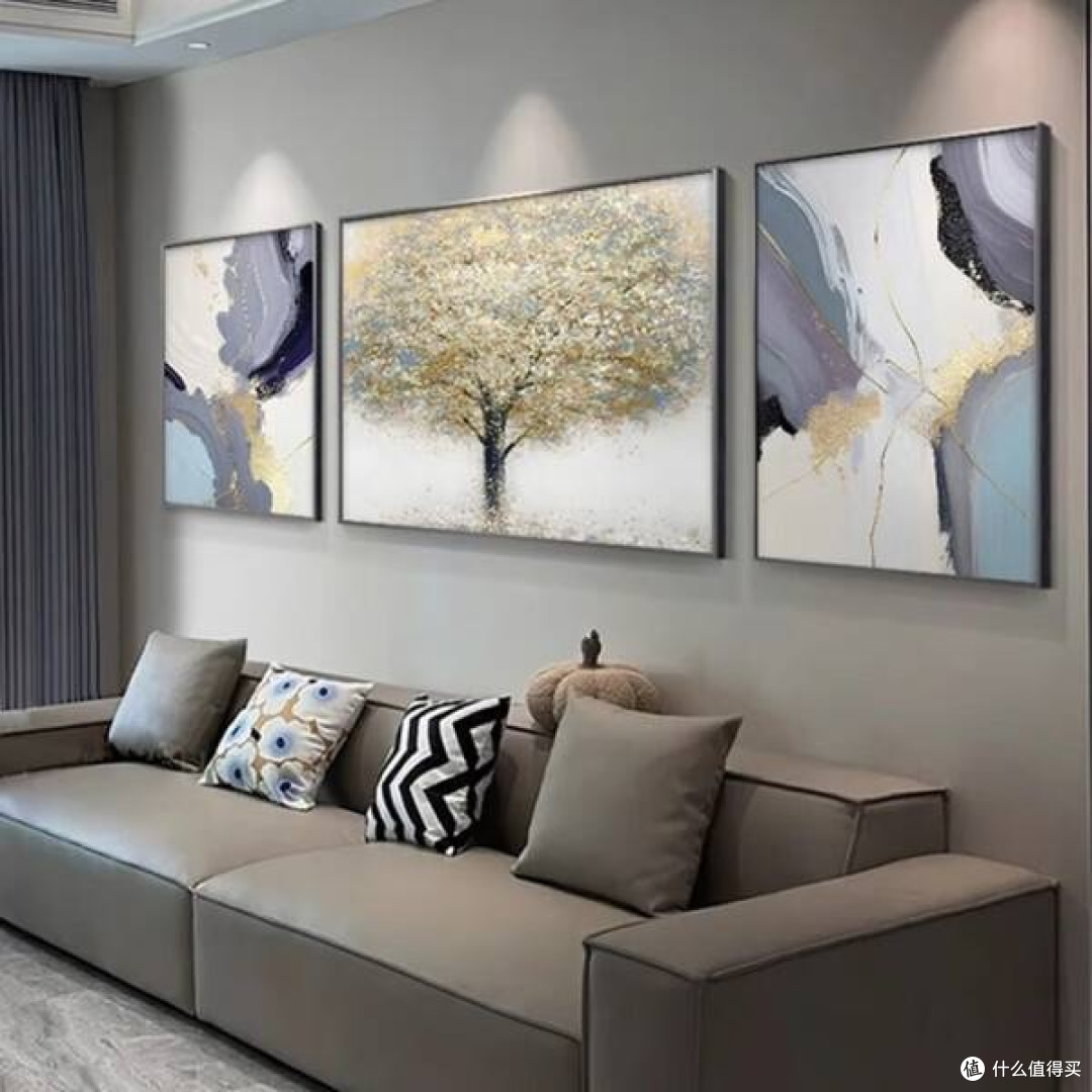 莫小邪大芬油画《发财树》：艺术装点生活，品味居家新风尚