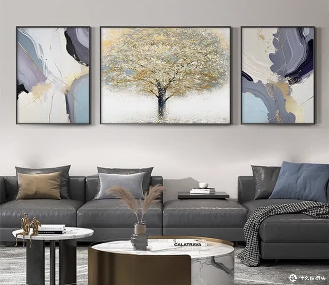 莫小邪大芬油画《发财树》：艺术装点生活，品味居家新风尚