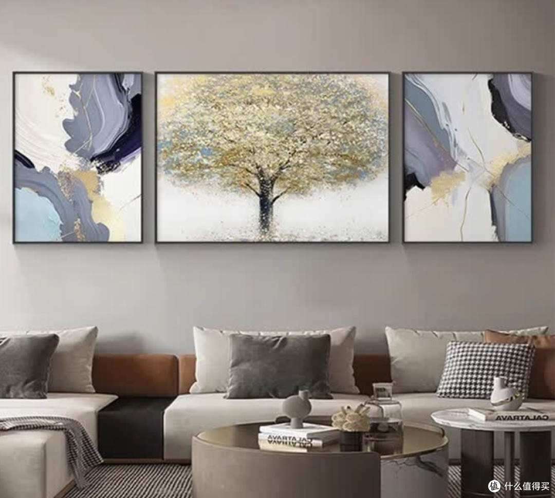 莫小邪大芬油画《发财树》：艺术装点生活，品味居家新风尚