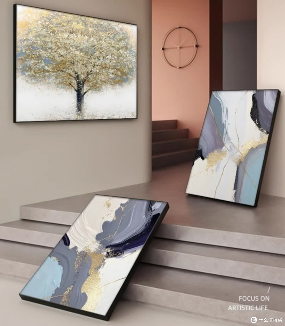 莫小邪大芬油画《发财树》：艺术装点生活，品味居家新风尚