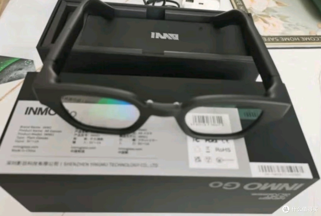 INMO GO2 AR翻译智能眼镜评测:重新定义跨语言交互的AI助手 _智能眼镜_什么值得买