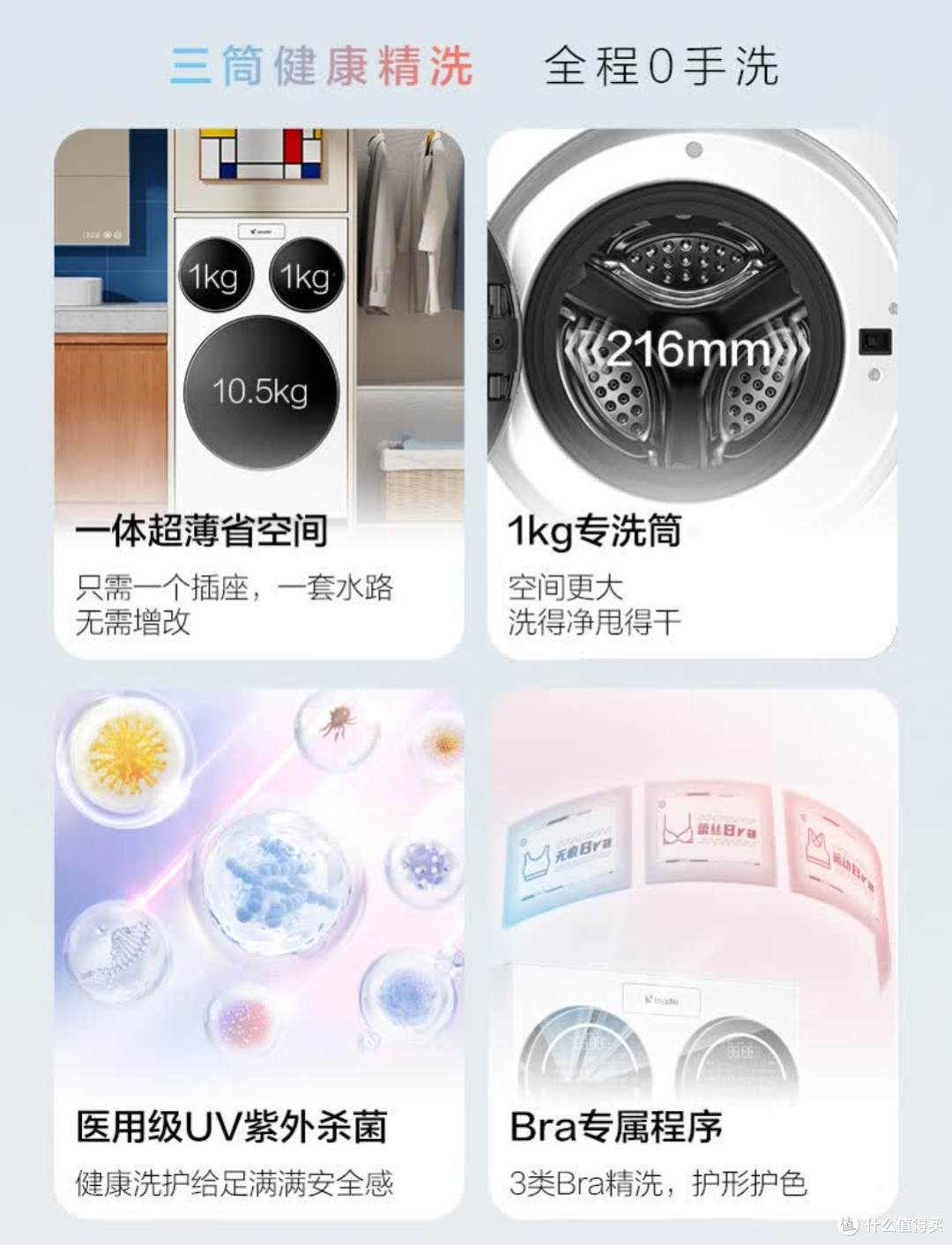 统帅Leader三筒洗衣机深度测评:懒人福音还是营销噱头?