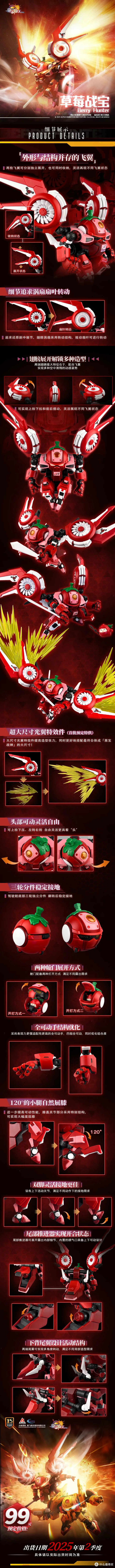 【资讯】壹理创玩 果宝女特攻!草莓战宝 巨大光翼爆发!