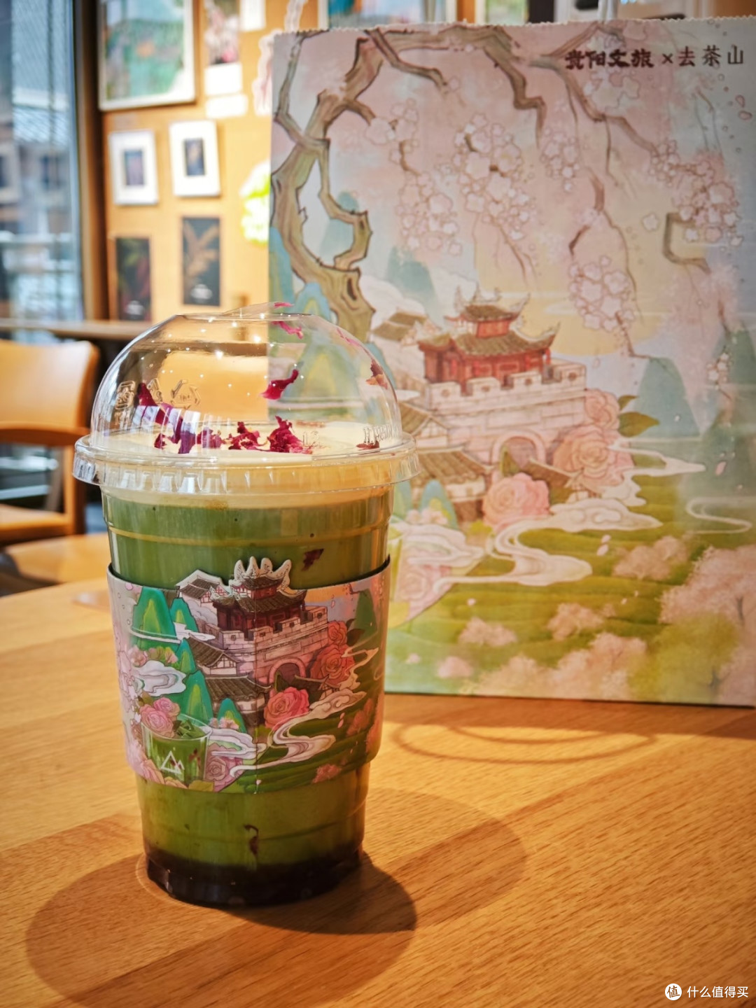 打卡贵阳青岩玫瑰抹茶鲜奶茶,春日滋味大揭秘