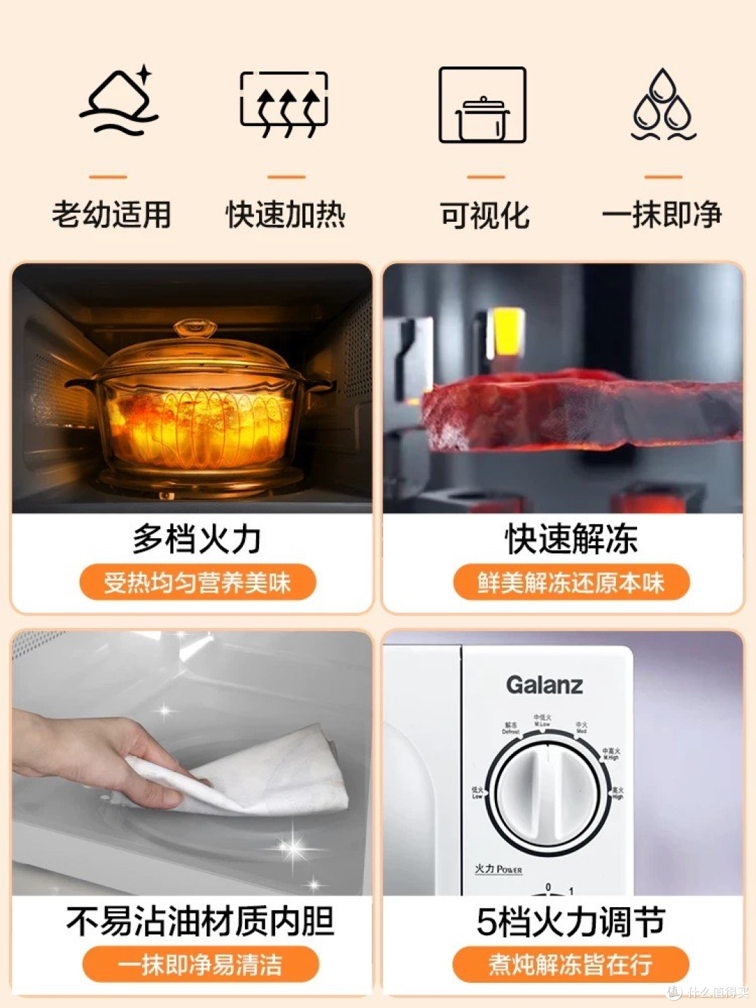 闭眼入！格兰仕D4微波炉，性价比天花板