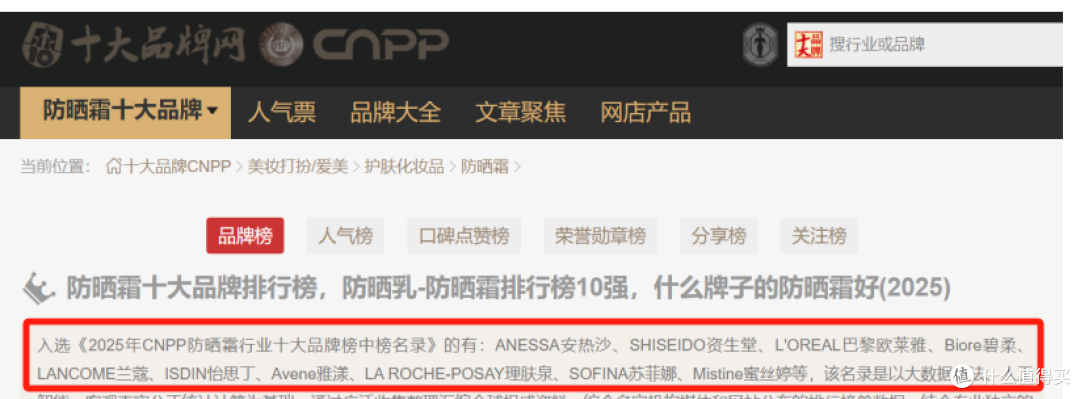 防晒霜十大品牌排行榜前5名PK,安耐晒和蓝胖子等防晒霜哪种好用
