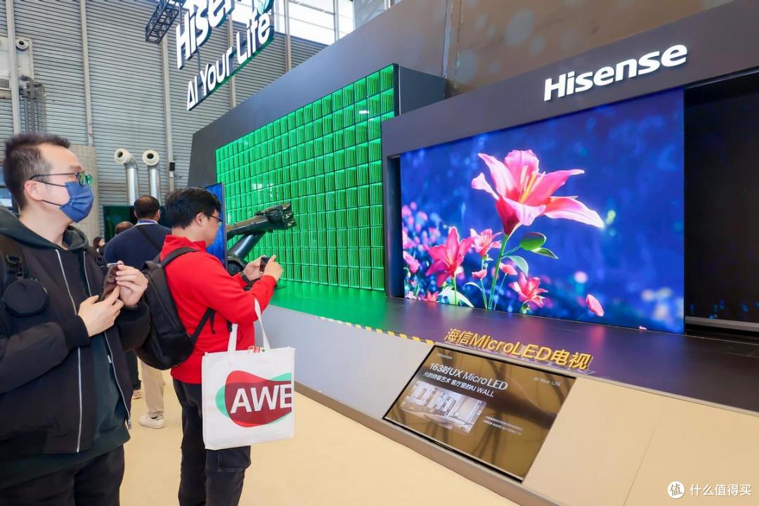 亮相AWE并量产，海信用RGB-Mini LED撕碎技术霸权最后一张底牌