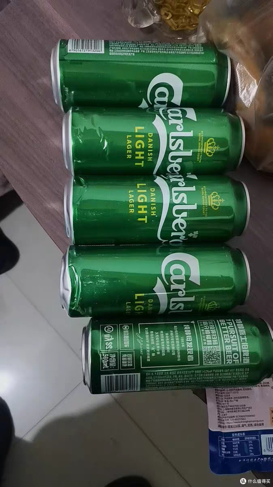 嘉士伯特醇拉格啤酒整箱装体验