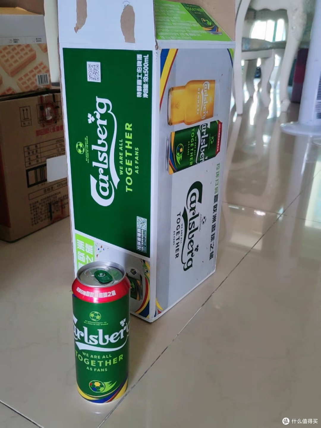 嘉士伯特醇拉格啤酒整箱装体验