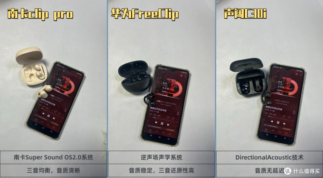 耳夹式耳机品牌推荐哪款?南卡、华为、声阔三款热销品牌全方位PK