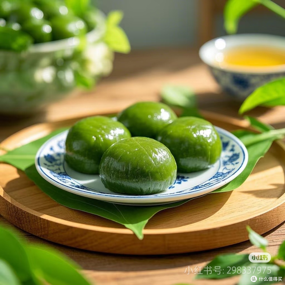 【莲香楼|百年艾草青团,咬一口西关的春天】
