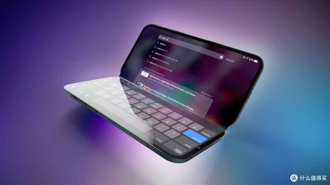 折叠屏iPhone概念图