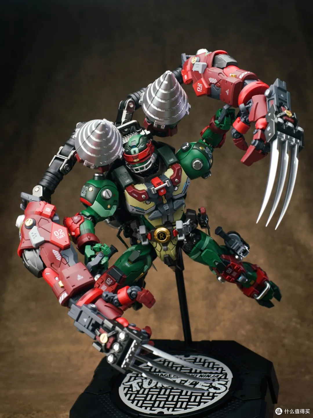 【评测】重拳出击！机甲忍者龟 02 拉斐尔 Rapha 合金可动成品