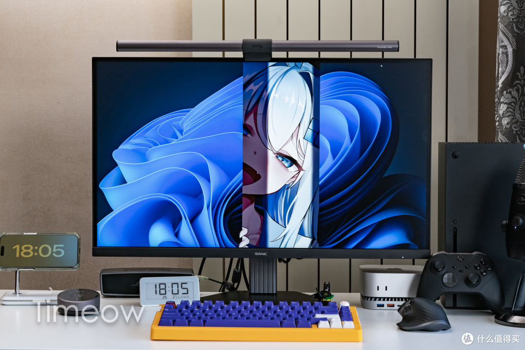 国补1700入手 双模秒切MiniLED!SANC DM72u电竞显示器值不值?