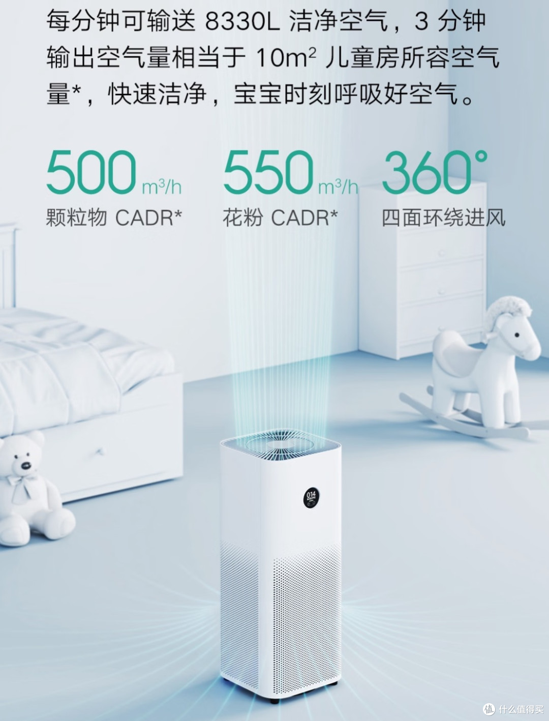 米家小米空气净化器4Pro:开启清新生活