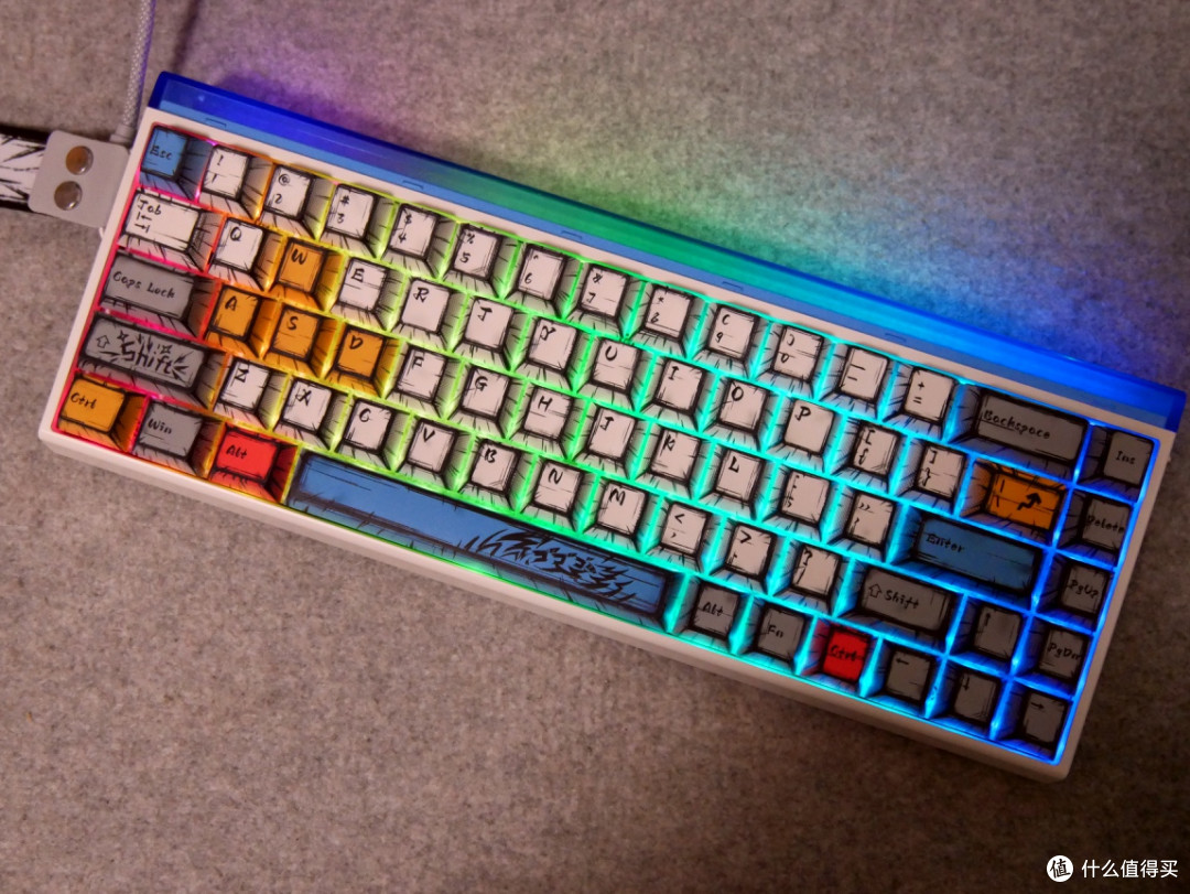 磁轴有线完全体——狼蛛HERO 68HE ULTRA 铝坨坨键盘