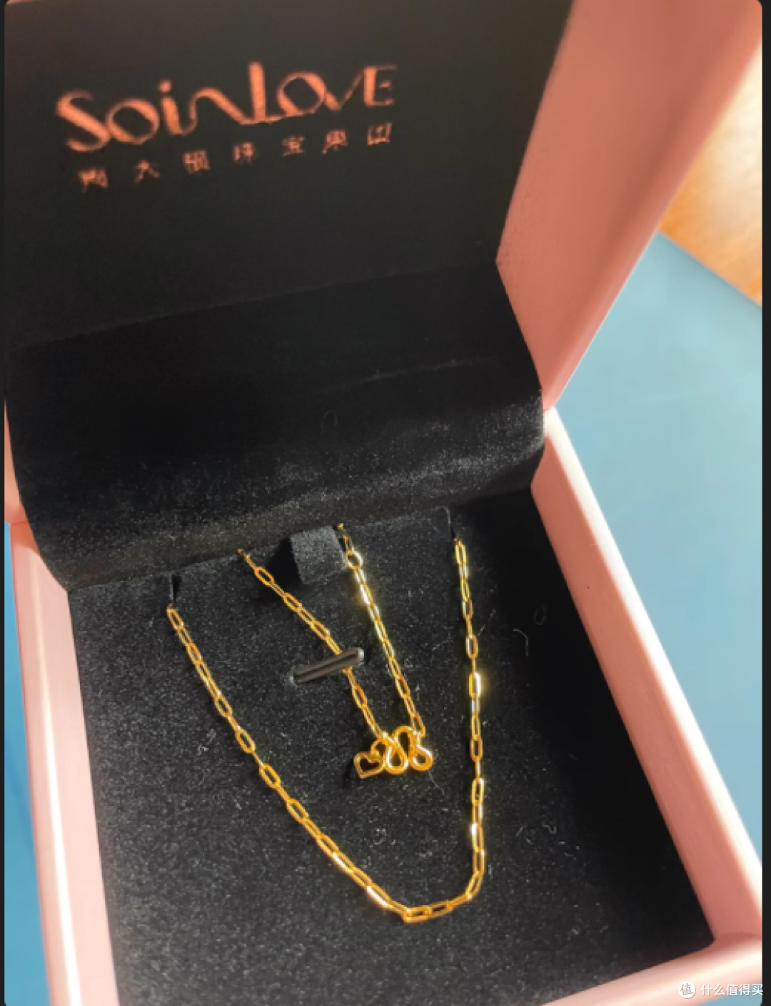 周大福 SOINLOVE「爱蜜金」黄金项链,点亮你的魅力