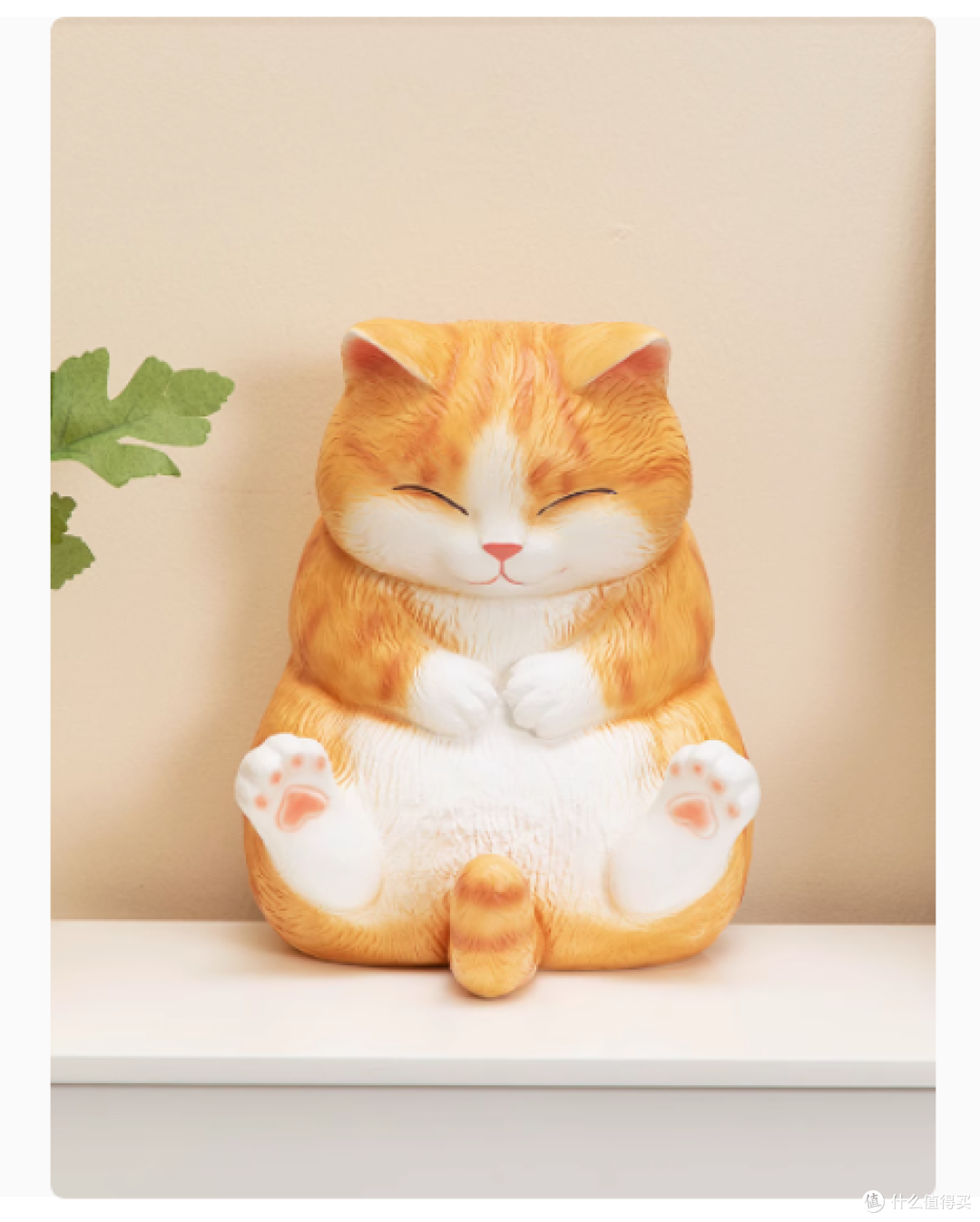 慧心巧聚家居旗舰店橘猫书靠门挡摆件:萌趣实用的家居小物