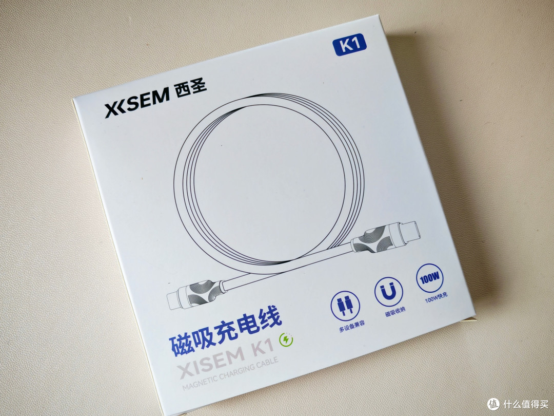 西圣K1磁吸双Type-c 100W充电线:告别繁琐,畅享极速充电新体验