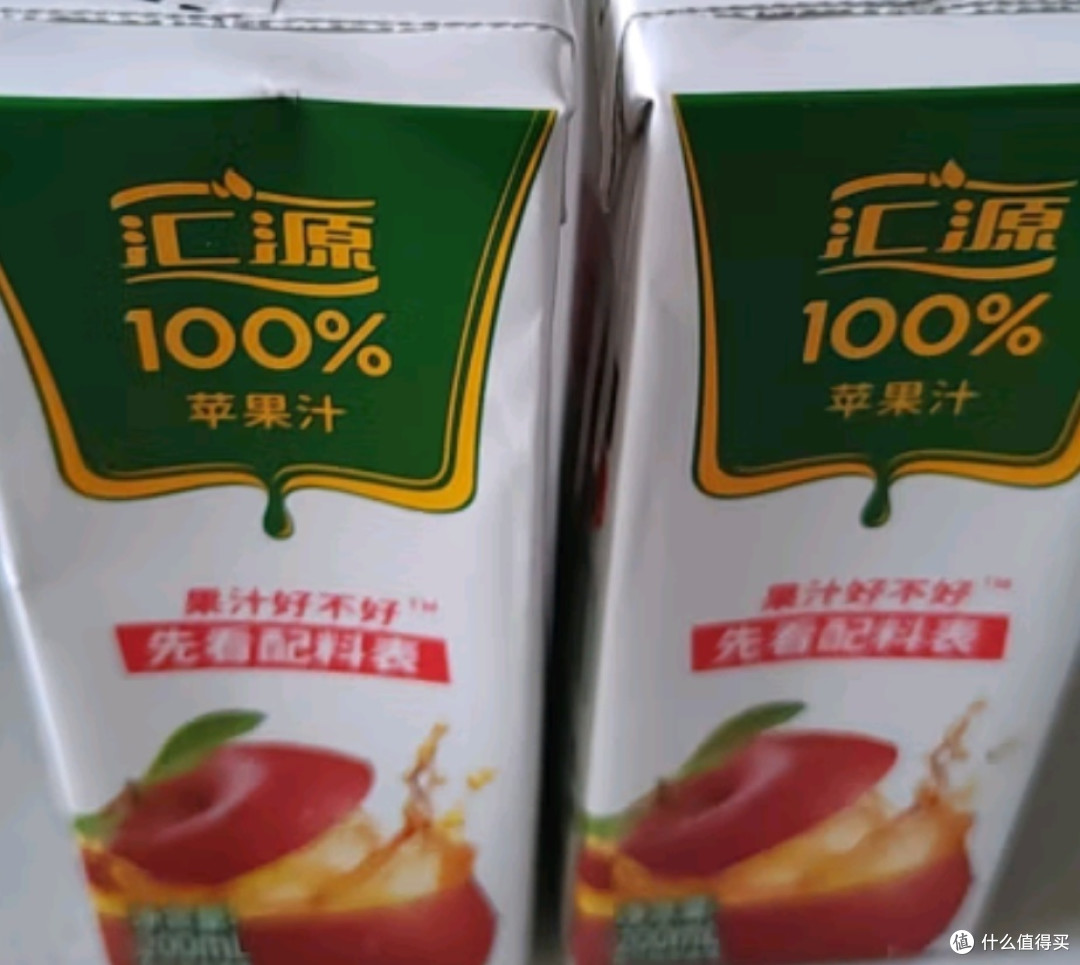 我的“果汁搭子”:汇源100%苹果汁