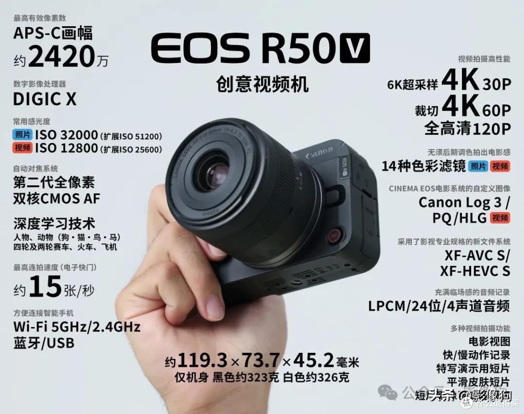 佳能新机『EOS R50 V』疑问解答!
