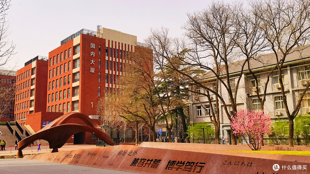 最美校园行,在北京外国语大学寻春天的气息