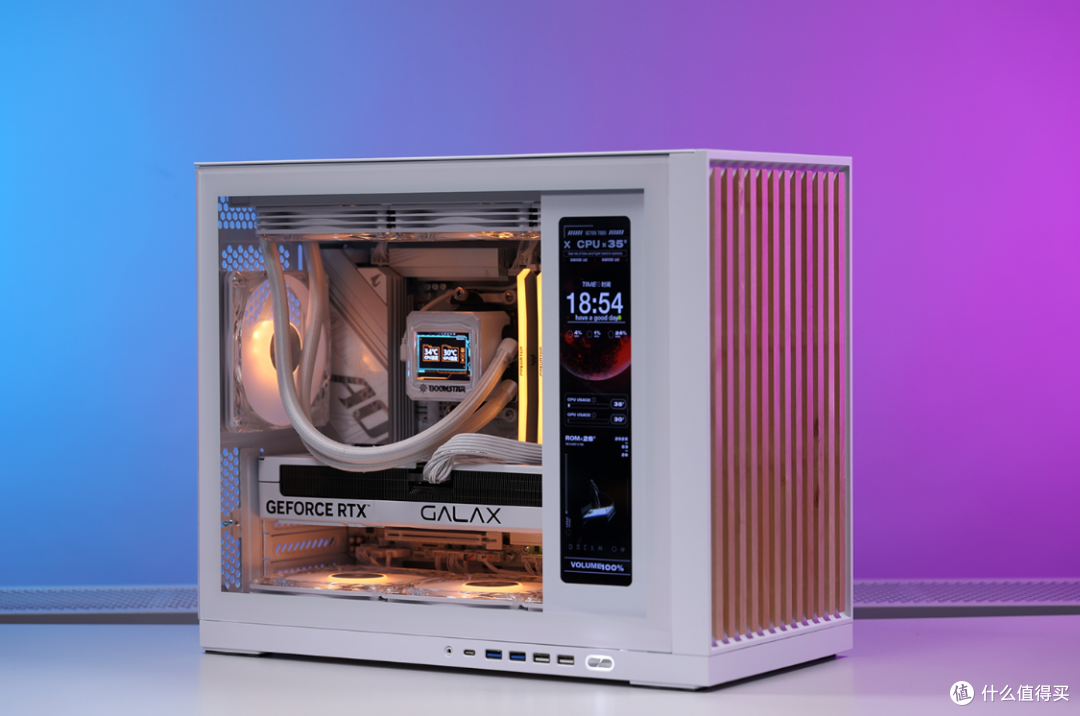 高配但小体积,11.3寸副屏!闪鳞G600搭配98X3D+5070Ti装机分享