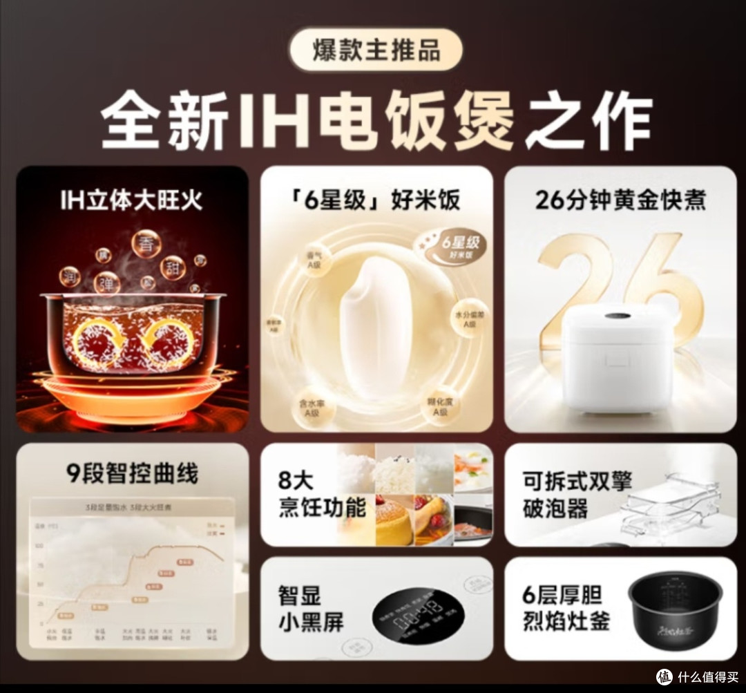 小米电饭煲S1,煮粥做饭神器!