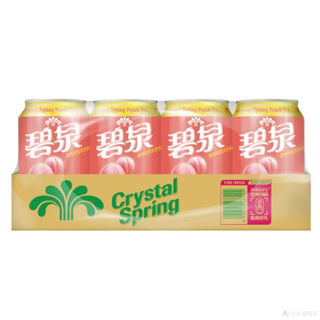 碧泉蜜桃茶330mL*24罐港式风味
