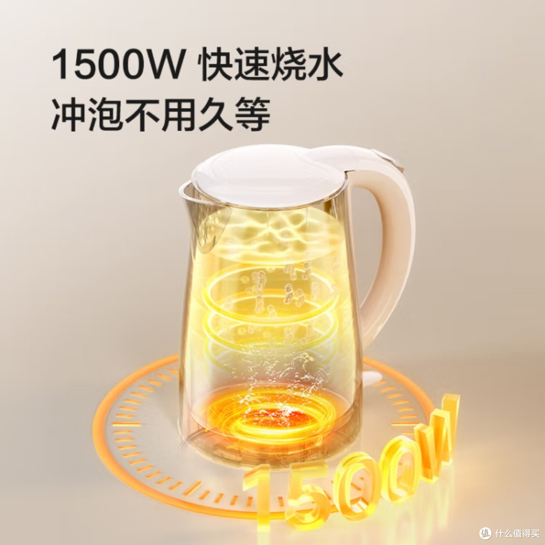 1500W快速沸腾电热水壶