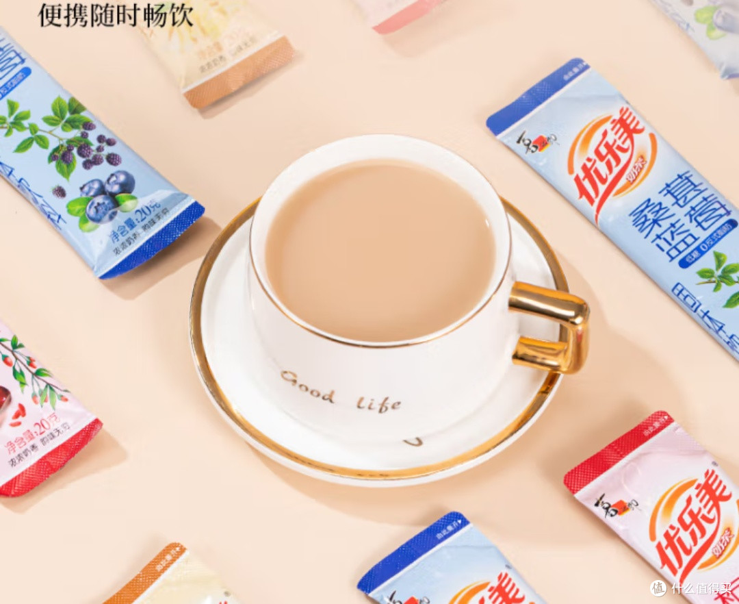 春日滋养,优乐美枸杞红枣低糖奶茶,中式食养的温馨选择