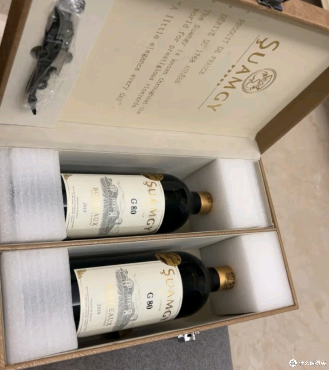 圣芝G80波尔多AOC赤霞珠干红:糖酒会上的法式优雅双支礼盒醉人心