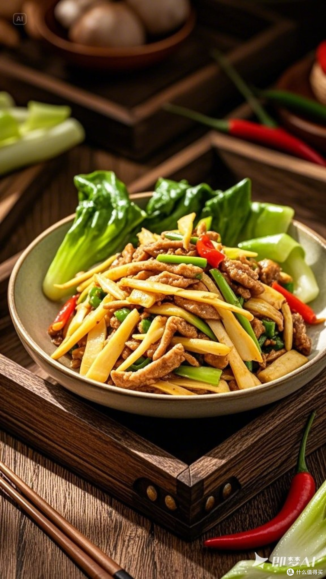 竹笋炒肉丝
