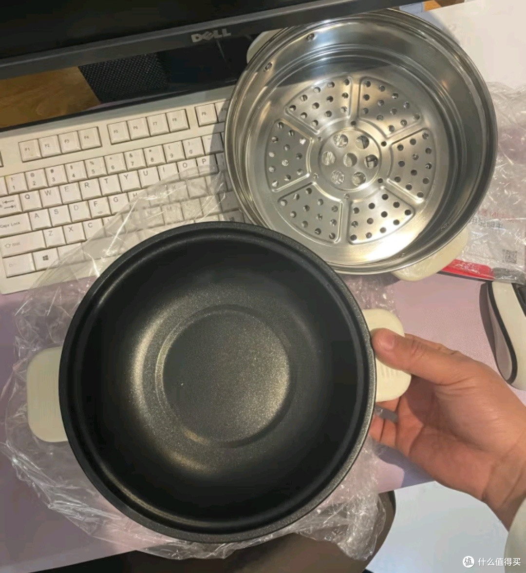 🔥志高(CHIGO)电煮锅✨宿舍神器🍜蒸煮一体超实用!🎉