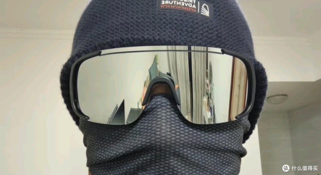 (Boshide)骑行墨镜🕶️男女通用防护镜👓黑框白水银户外新宠