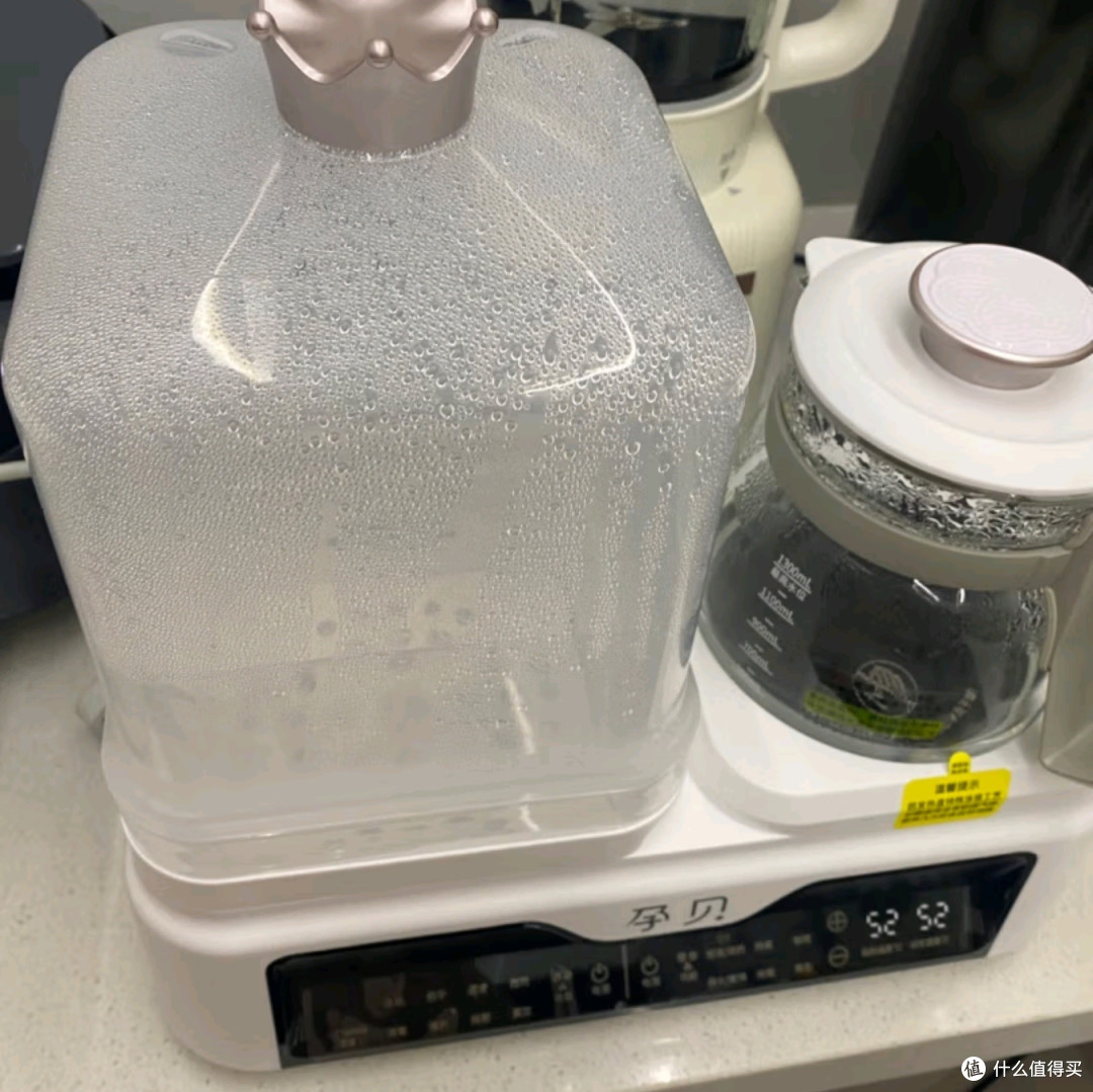 孕贝全玻璃恒温烧水壶及二合一婴儿奶瓶消毒温奶器详解