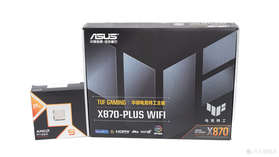 9950X3D+华硕X870-PLUS+RX 9070 XT+Model5装机:点燃AMD信仰之力