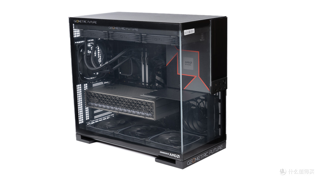 9950X3D+华硕X870-PLUS+RX 9070 XT+Model5装机:点燃AMD信仰之力