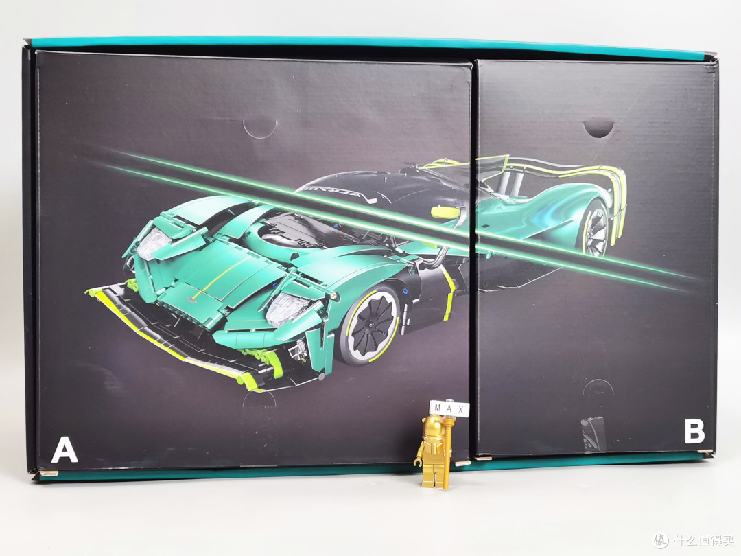 全印刷件,有变速箱,有动力快装快拆功能,1:8积木赛车-Valkyrie