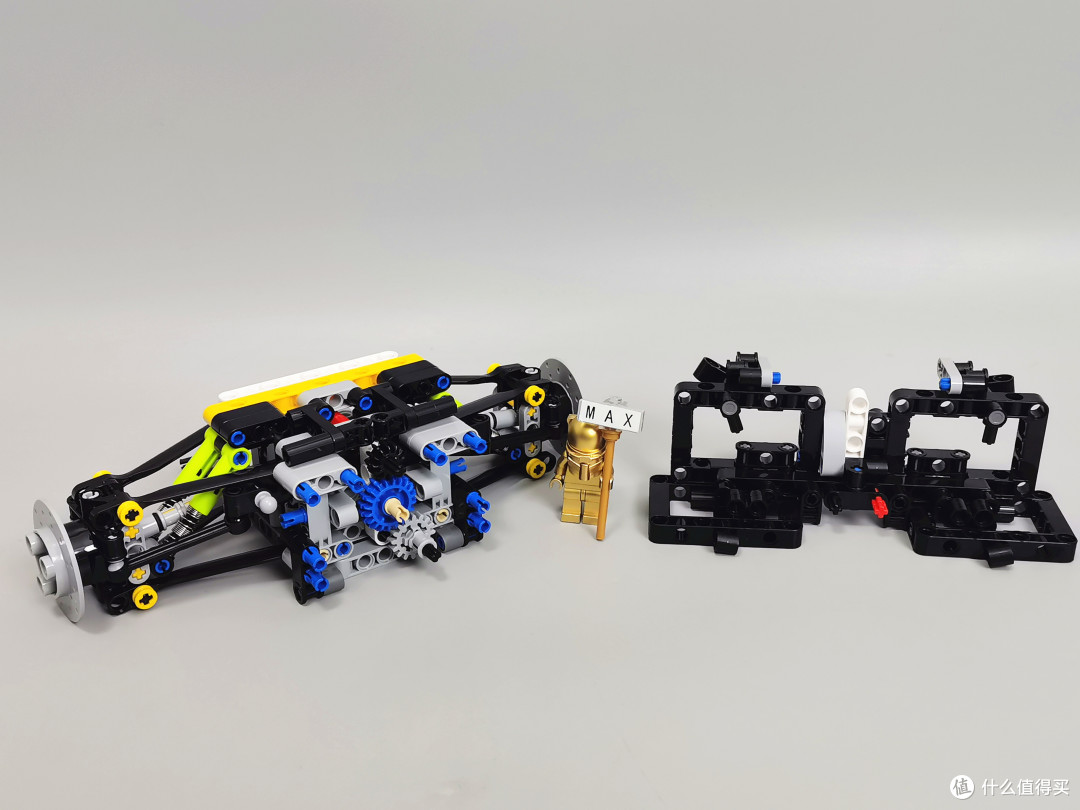 全印刷件,有变速箱,有动力快装快拆功能,1:8积木赛车-Valkyrie