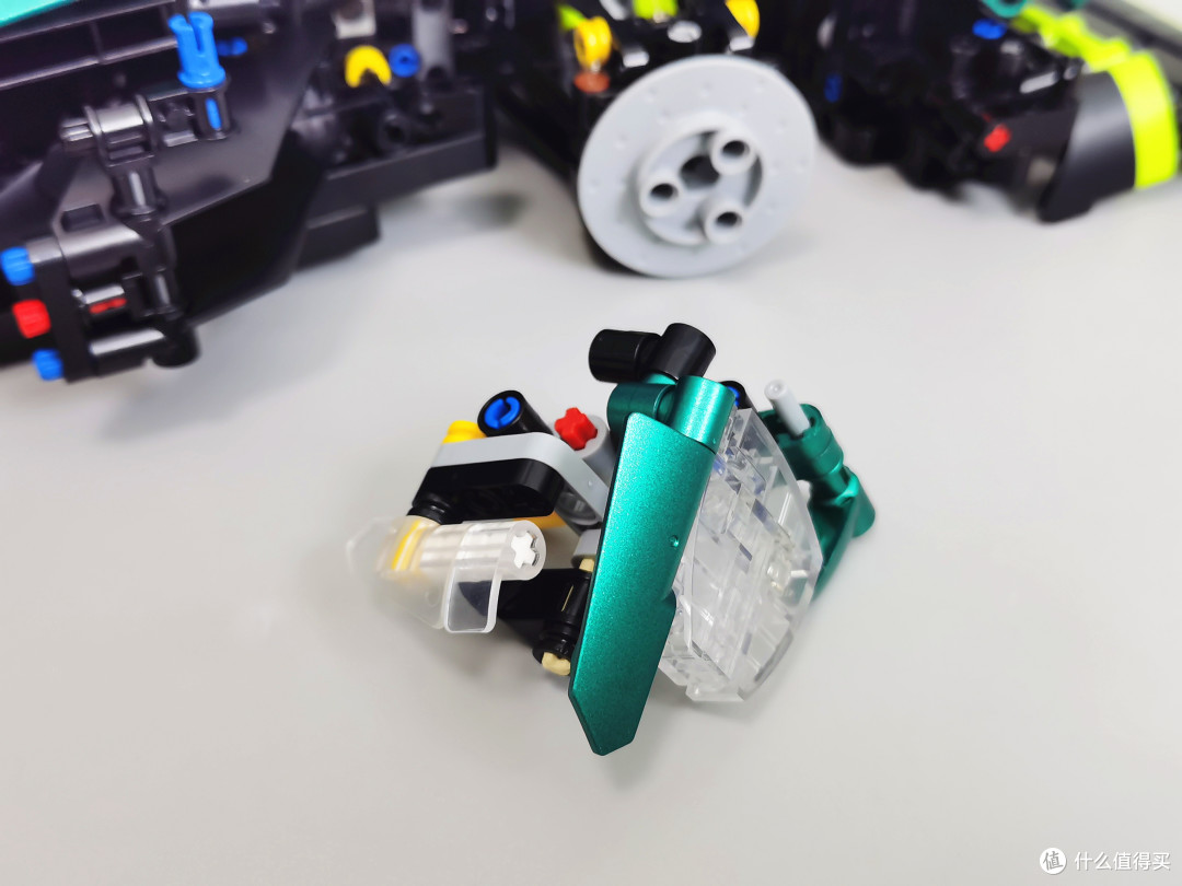 全印刷件,有变速箱,有动力快装快拆功能,1:8积木赛车-Valkyrie