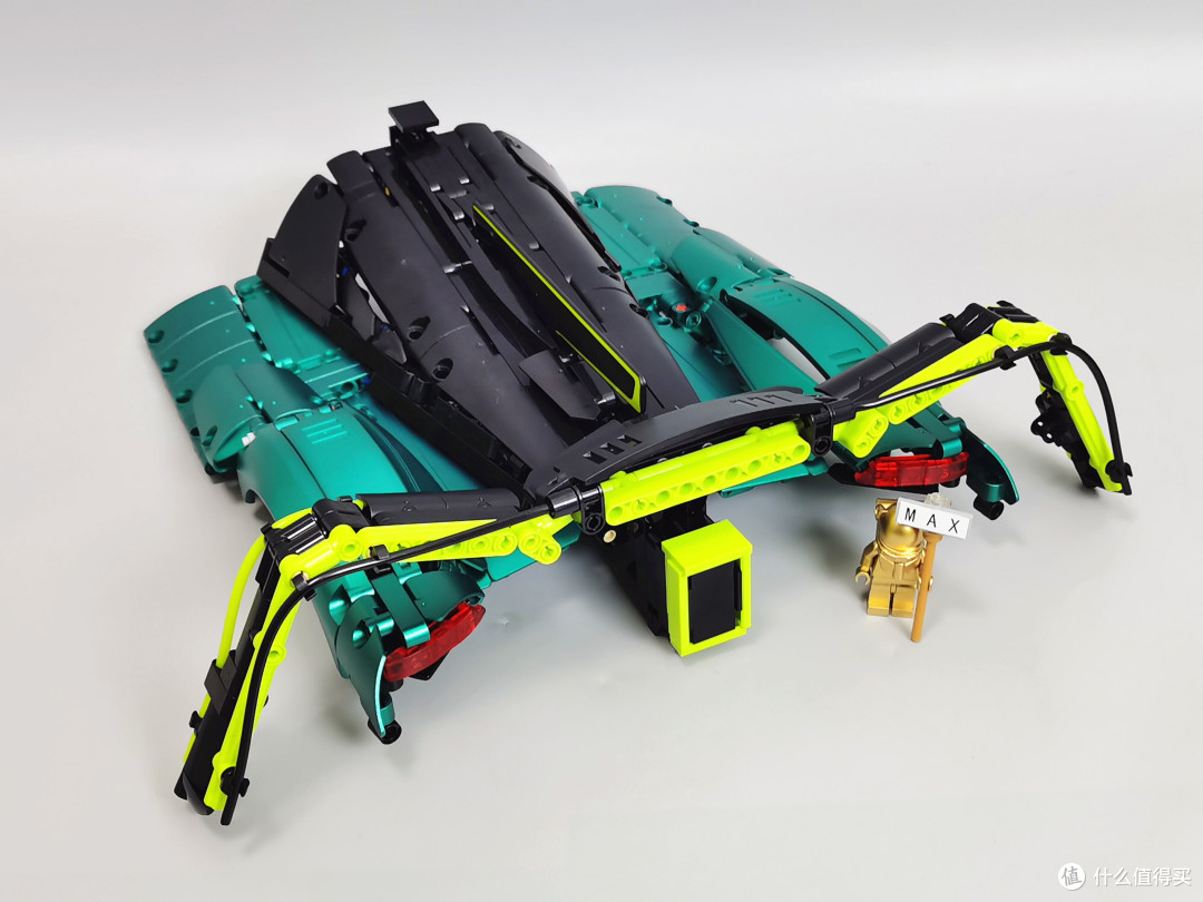 全印刷件,有变速箱,有动力快装快拆功能,1:8积木赛车-Valkyrie